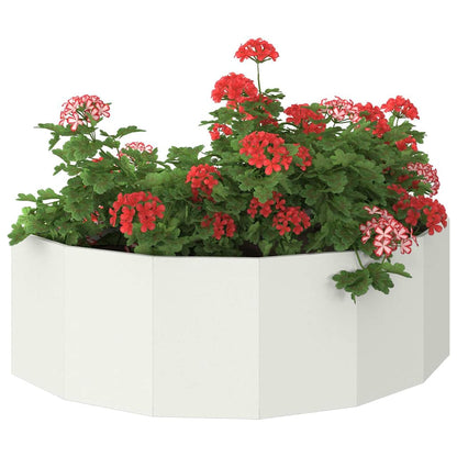 Plantekassed Hvit 120 x 60 x 35 cm Stål