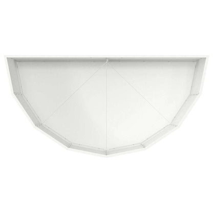 Plantekassed Hvit 120 x 60 x 35 cm Stål