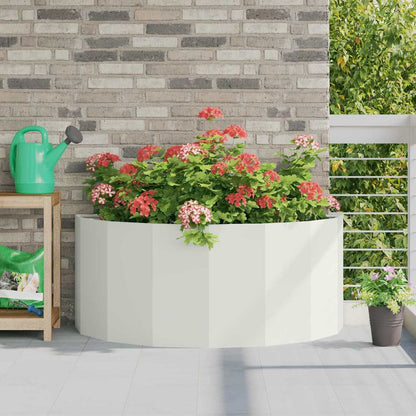 Plantekassed Hvit 120 x 60 x 50 cm Stål