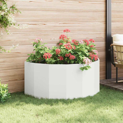 Plantekassed Hvit 120 x 60 x 50 cm Stål