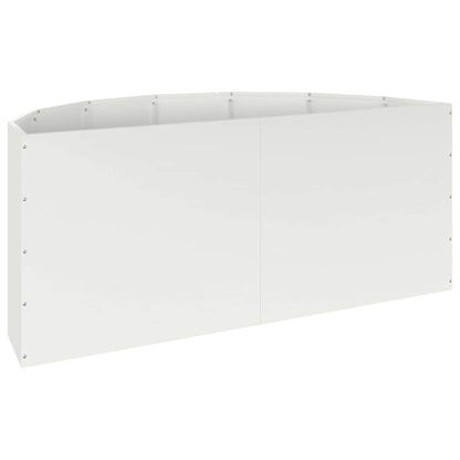 Plantekassed Hvit 120 x 60 x 50 cm Stål