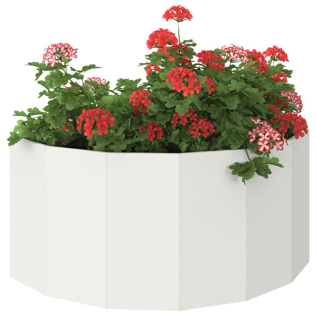 Plantekassed Hvit 120 x 60 x 50 cm Stål
