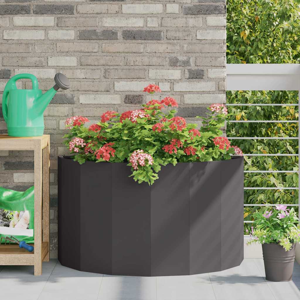 Plantekassed Svart 90 x 45 x 50 cm Stål