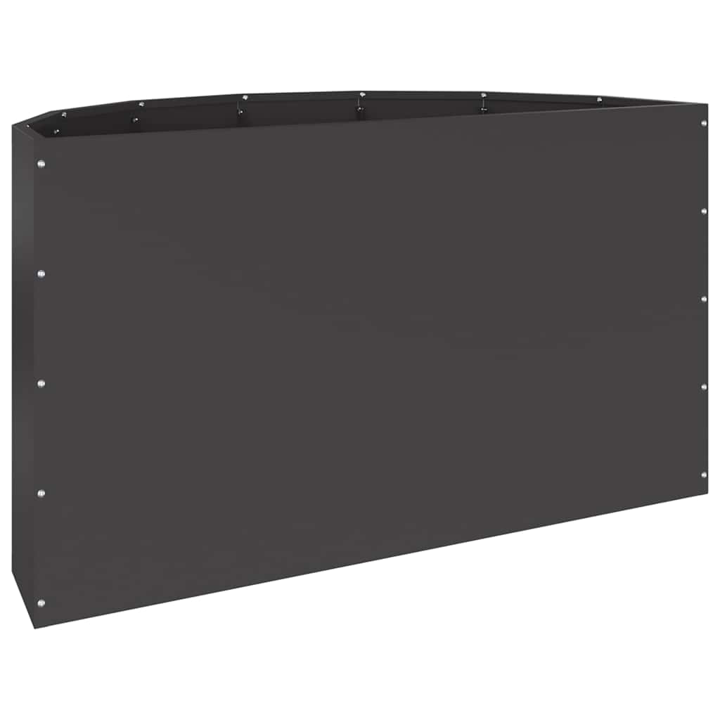Plantekassed Svart 90 x 45 x 50 cm Stål