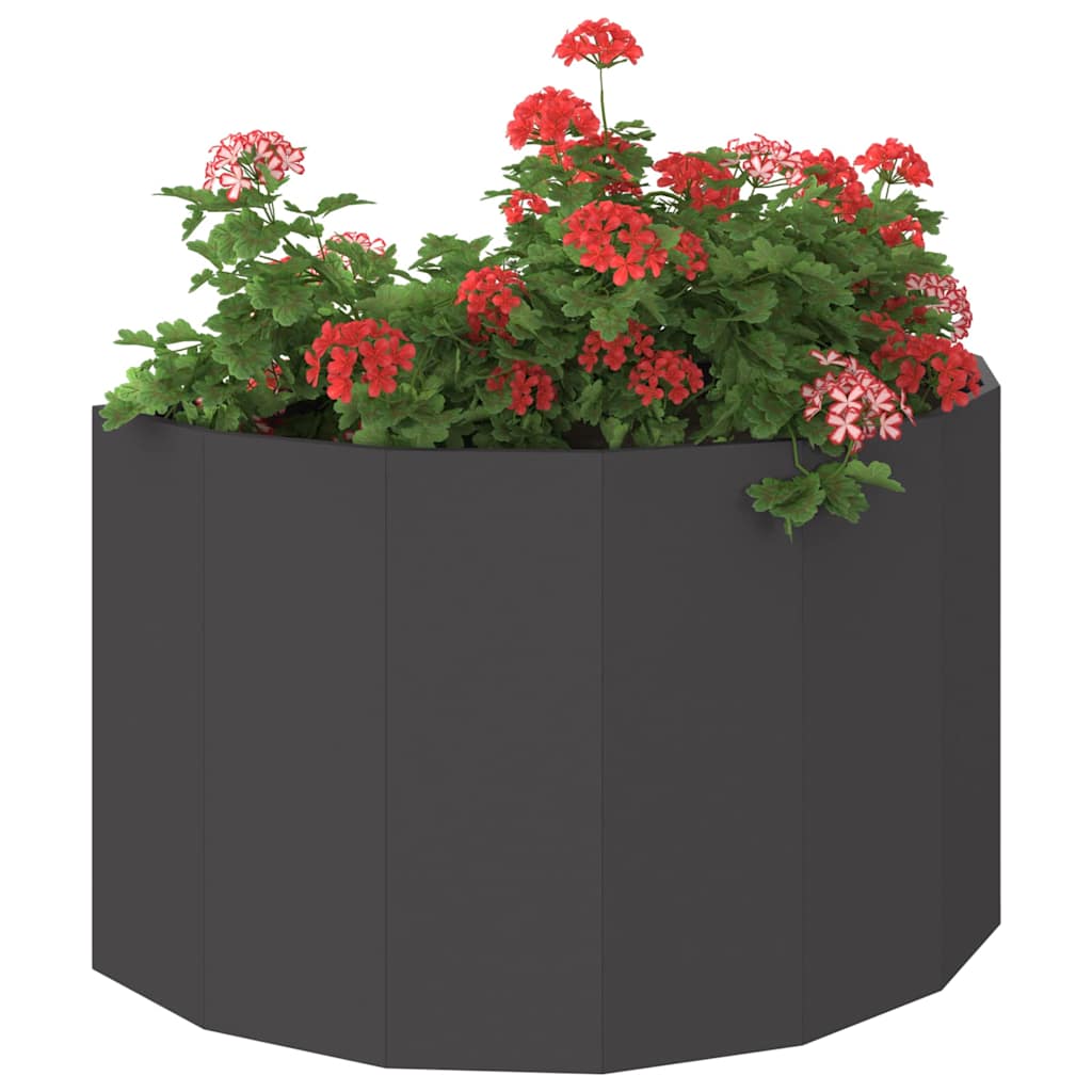 Plantekassed Svart 90 x 45 x 50 cm Stål