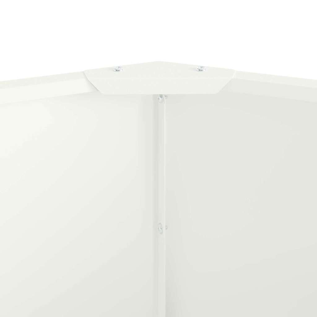 Plantekassed Hvit 60 x 60 x 35 cm Stål