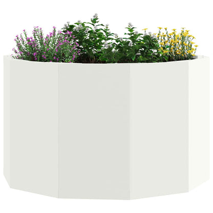 Plantekassed Hvit 60 x 60 x 35 cm Stål