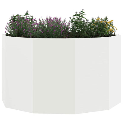 Plantekassed Hvit 90 x 90 x 50 cm Stål