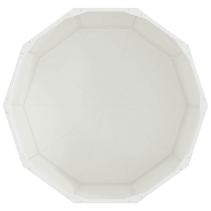 Plantekassed Hvit 90 x 90 x 50 cm Stål