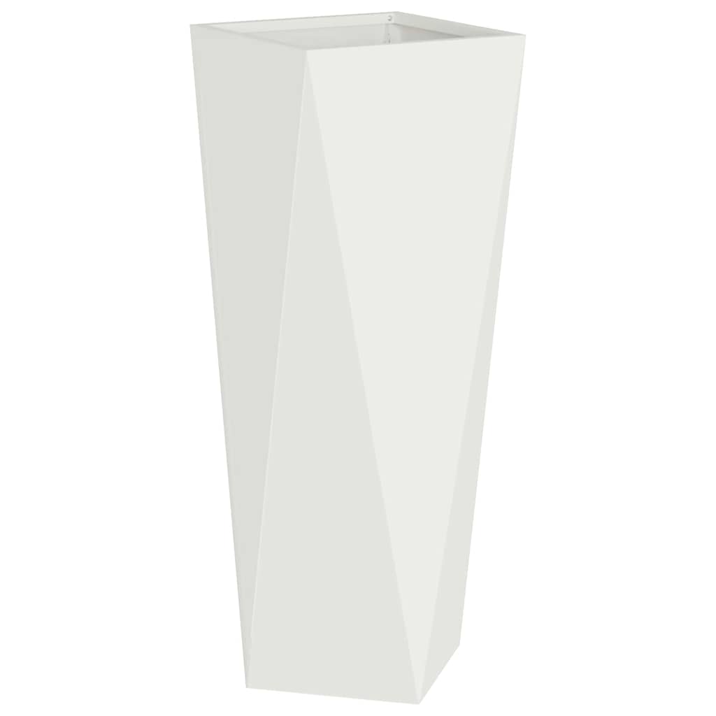 Plantekassed Hvit 30 x 30 x 75 cm Stål