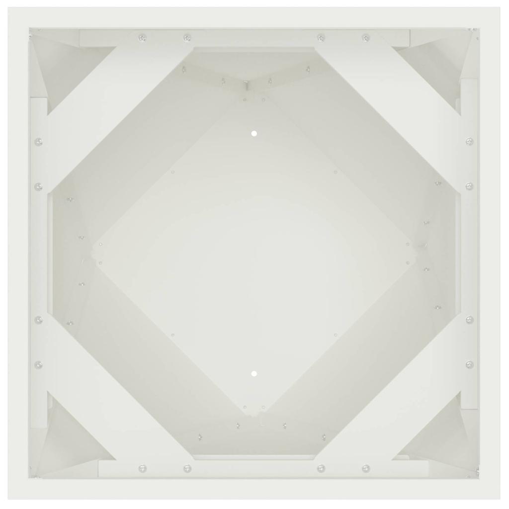Plantekassed Hvit 30 x 30 x 75 cm Stål