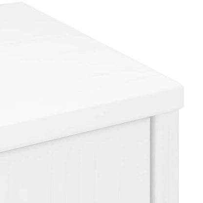 Skap Hvit 6 stk ODDA 40x24x79 cm heltre furu