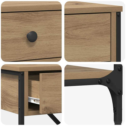 Avlastningsbord konsollbord Artisan Eik 100x34.5x75 cm