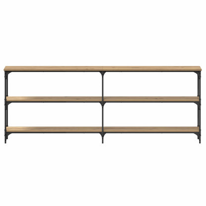 Avlastningsbord Konsollbord Artisan Eik 200 x 29 x 75 cm metall