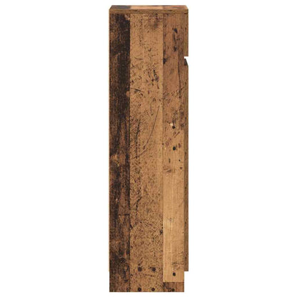 Sko Skap med dør Gammelt tre 100,5 x 28 x 100 cm Konstruert tre