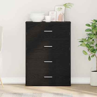 Kommode Svart Eik 60 x 31 x 84 cm