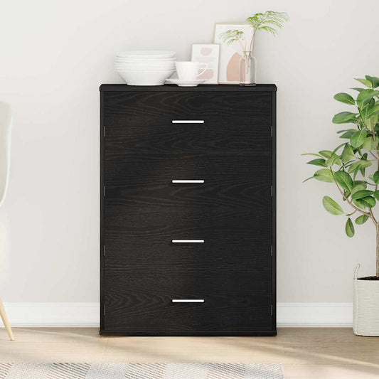 Kommode Svart Eik 60 x 31 x 84 cm