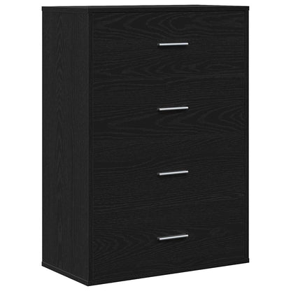 Kommode Svart Eik 60 x 31 x 84 cm