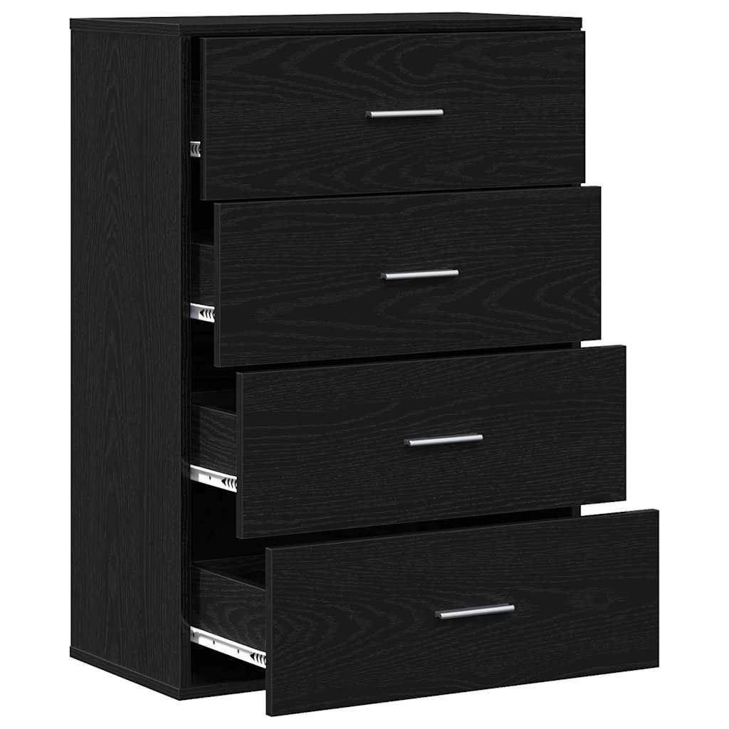 Kommode Svart Eik 60 x 31 x 84 cm