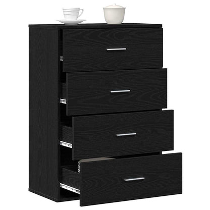 Kommode Svart Eik 60 x 31 x 84 cm