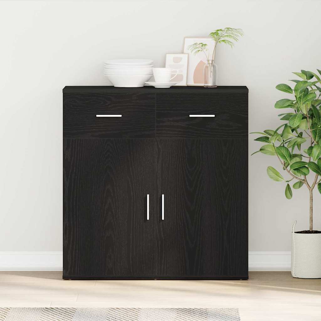 Skjenk Svart Eik 79 x 38 x 80 cm