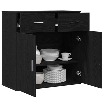 Skjenk Svart Eik 79 x 38 x 80 cm