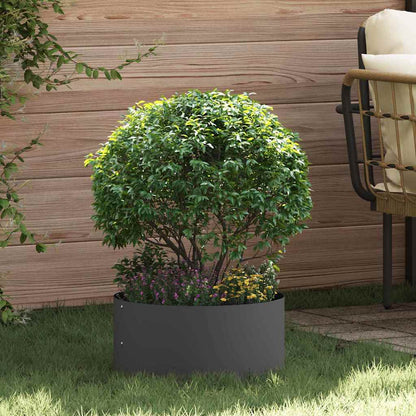 Plante ring 5 pcs Svart 40 x 40 x 20 cm Kaldvalsestål