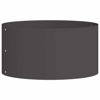 Plante ring 5 pcs Svart 40 x 40 x 20 cm Kaldvalsestål