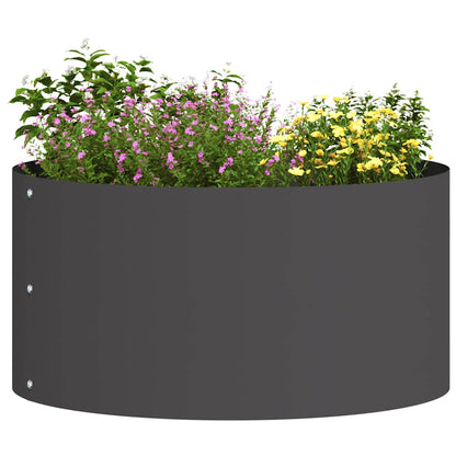 Plante ring 5 pcs Svart 40 x 40 x 20 cm Kaldvalsestål