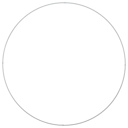 Plante ring 5 pcs sølv 120 x 120 x 20 cm Galvanisert Stål