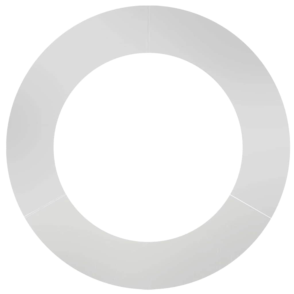 passende for Flat Tre Ring sølv Ø60 / 90 cm Galvanisert stål
