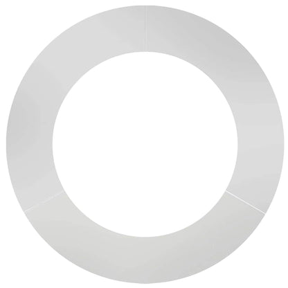passende for Flat Tre Ring sølv Ø60 / 90 cm Galvanisert stål