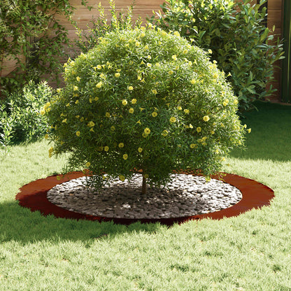 passende for Flat Tre Ring Brun Ø90 / 120 cm Cortenstål
