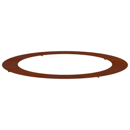 passende for Flat Tre Ring Brun Ø90 / 120 cm Cortenstål