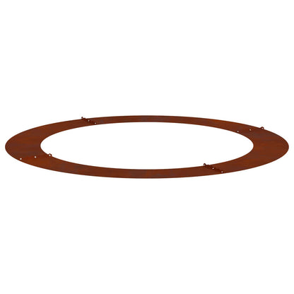 passende for Flat Tre Ring Brun Ø90 / 120 cm Cortenstål