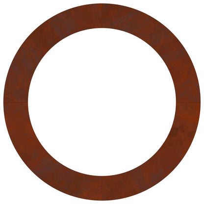 passende for Flat Tre Ring Brun Ø90 / 120 cm Cortenstål