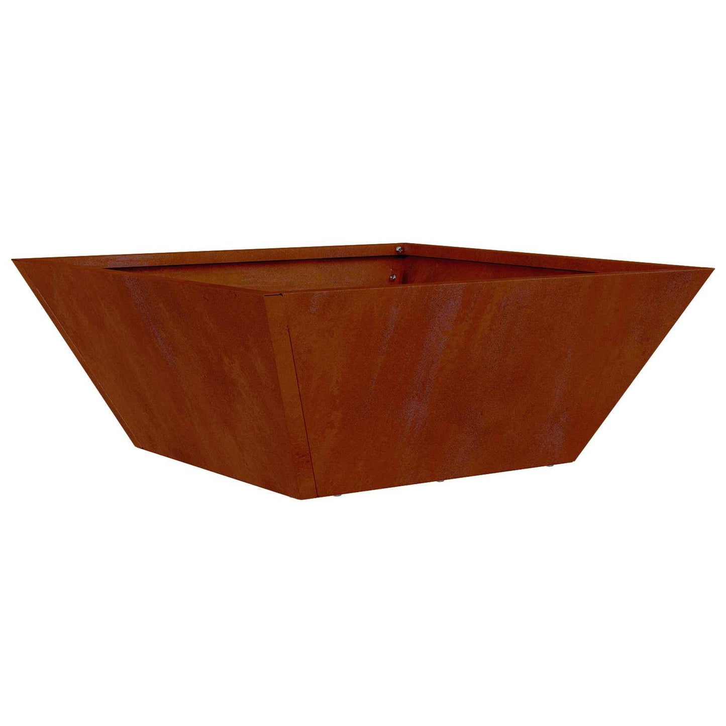 Hageblomsterpotte 5 pcs Rusten 40 x 40 x 15 cm Cortenstål
