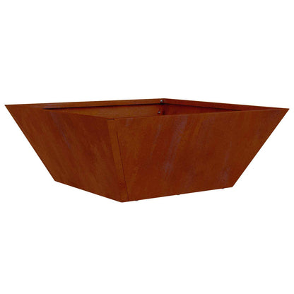 Hageblomsterpotte 5 pcs Rusten 40 x 40 x 15 cm Cortenstål