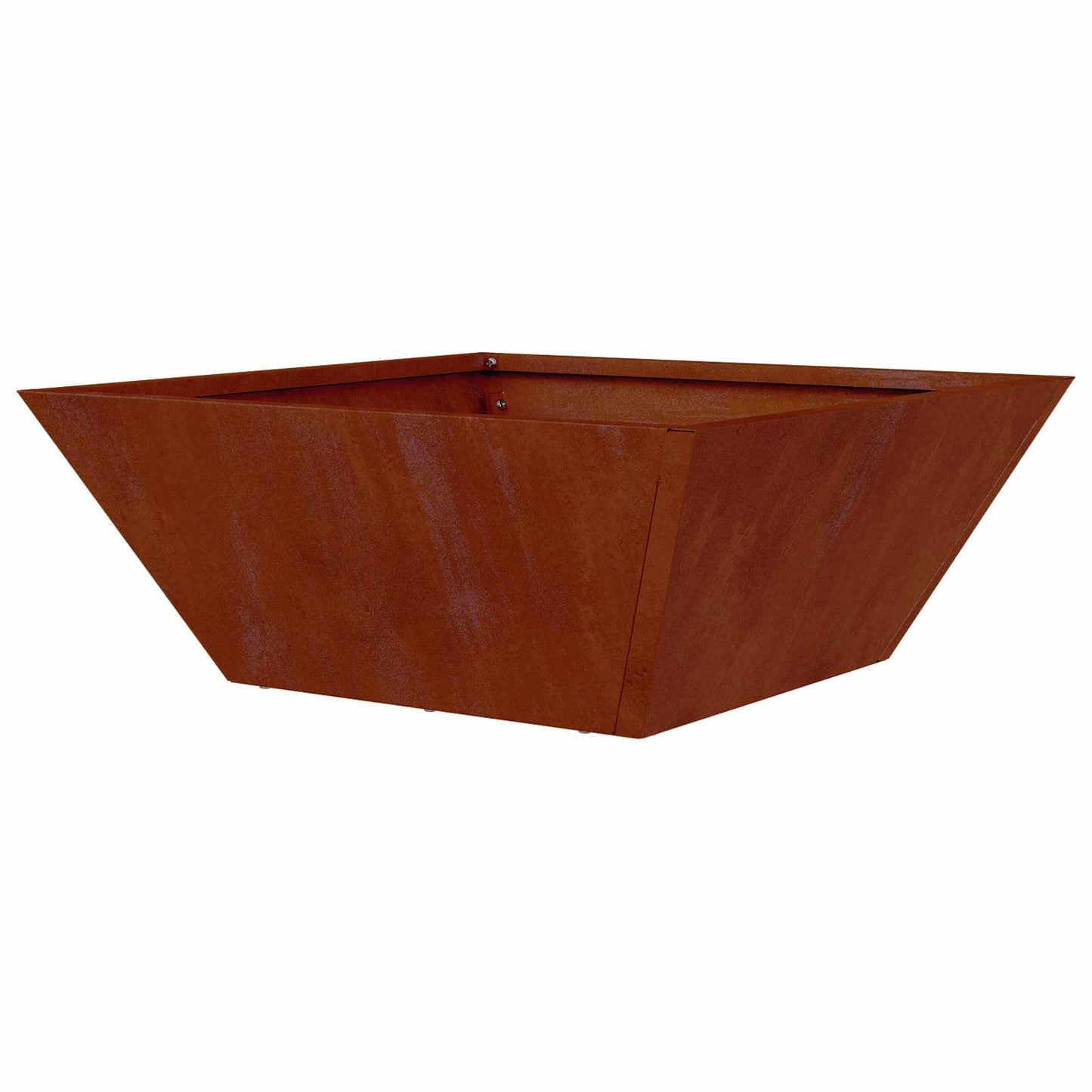 Hageblomsterpotte 5 pcs Rusten 40 x 40 x 15 cm Cortenstål