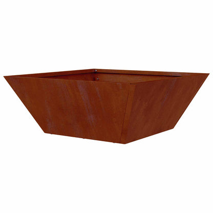 Hageblomsterpotte 5 pcs Rusten 40 x 40 x 15 cm Cortenstål