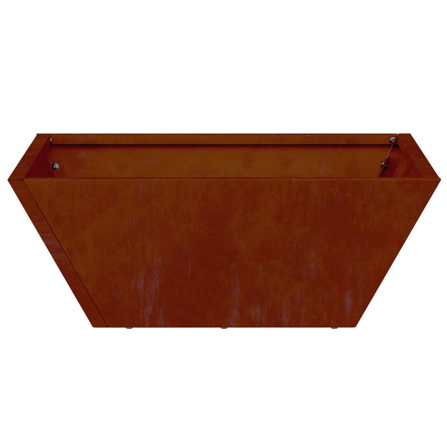 Hageblomsterpotte 5 pcs Rusten 40 x 40 x 15 cm Cortenstål
