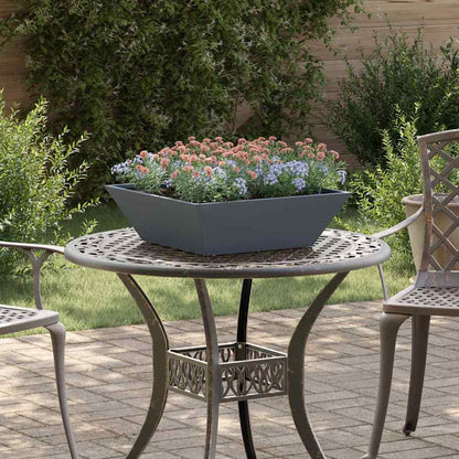 Hageblomsterpotte 5 pcs Antrasitt 50 x 50 x 15 cm Kaldvalsestål