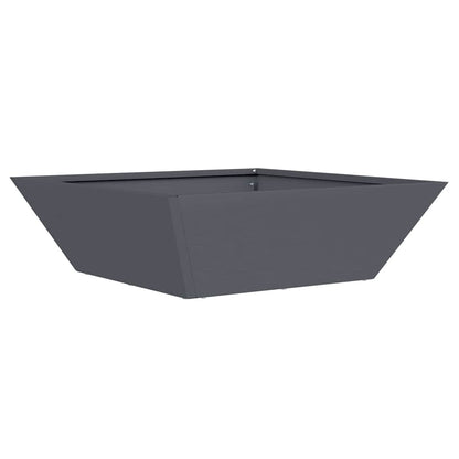 Hageblomsterpotte 5 pcs Antrasitt 50 x 50 x 15 cm Kaldvalsestål