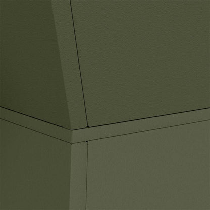 Søyleplanter 2 pcs Olivengrønn 35 x 35 x 73 cm