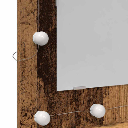Sminkeskap Gamle Tre Solid Gjenvunnet Tre 60 x 31.5 x 62 cm
