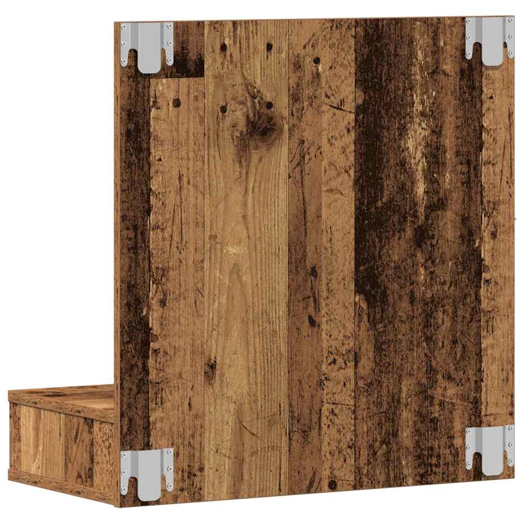 Sminkeskap Gamle Tre Solid Gjenvunnet Tre 60 x 31.5 x 62 cm