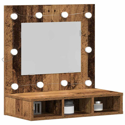 Sminkeskap Gamle Tre Solid Gjenvunnet Tre 60 x 31.5 x 62 cm