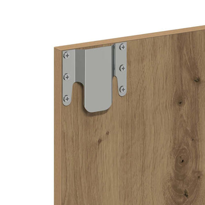 Sminkebenk med speil Artisan Eik MDF, Glass 60 x 31.5 x 62 cm