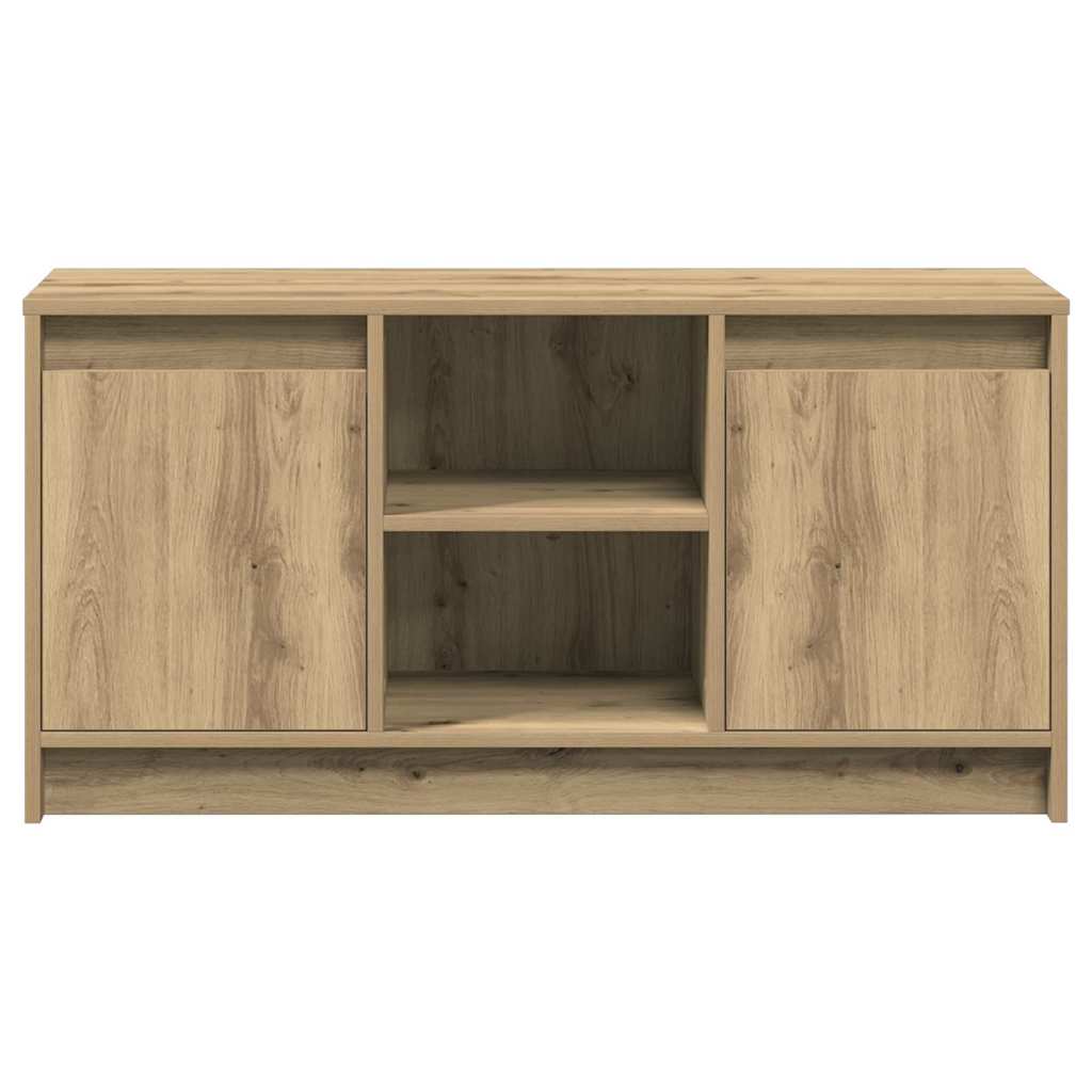 TV-Møbel Artisan Eik TV-skap med LED 100x34x50 cm..