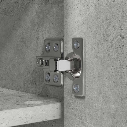Vegghengt kleshenger Betonggrå 80 x 20 x 30 cm Konstruert tre